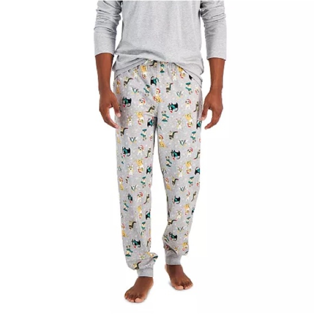 Macy’s Men's‎ Holiday Dogs & Cats Mix Pajama pants